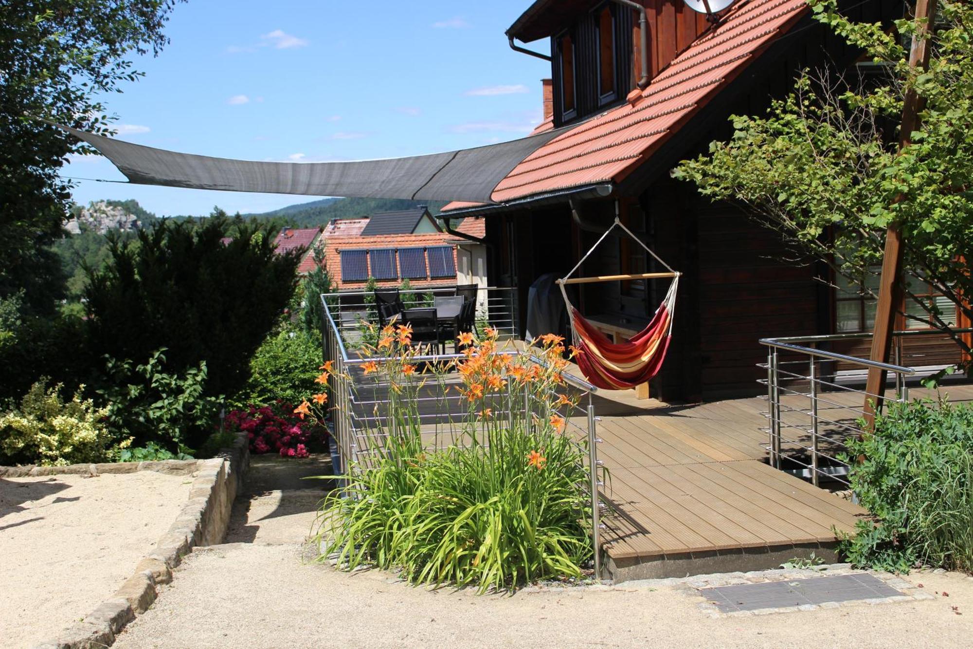 Ferienhaus Kraxlhuette Waltersdorf Bad Schandau Exterior foto